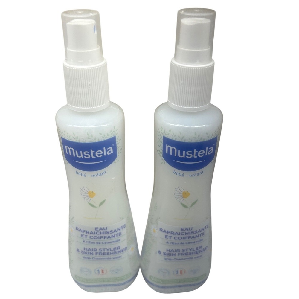 Mustela Baby Hair Styler and Skin Freshener with Chamomile 6.76oz 2 Pack Set